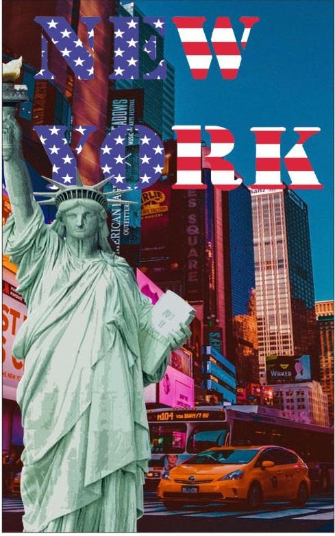 Toalla de Playa New York Microfibra 90x170cm