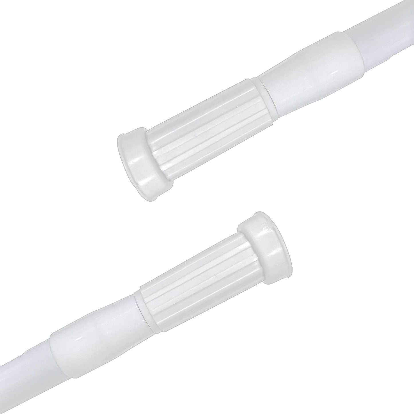 Barra Extensible Ajustable de Aluminio para baño, ropero, Armario y Cocina. Fácil Montaje, sin taladros ni Tornillos. Barra de tensión telescópica