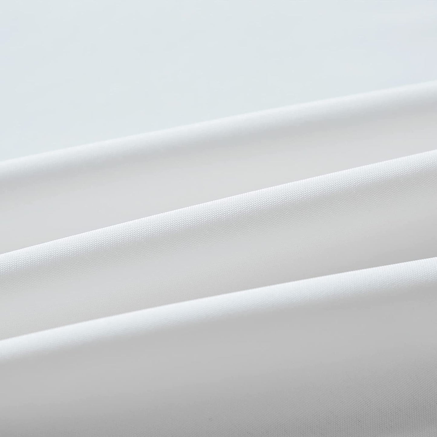 Mantel de Mesa Antimanchas Redonda de Tejido Impermeable (180CM Ø, Negro)