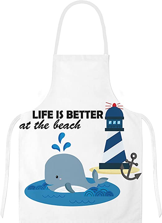 Delantal Niño, Delantal Ajustable para Niñas Niños, Delantales de Cocina para Cocinar Hornear Pintar