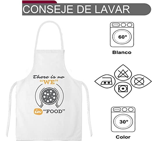 Delantales de Cocina , Ajustable Delantal Unisexo Adultos Delantales de Cocinero para Chef Jardinería Cafetería Barbacoa Pintar Hornear