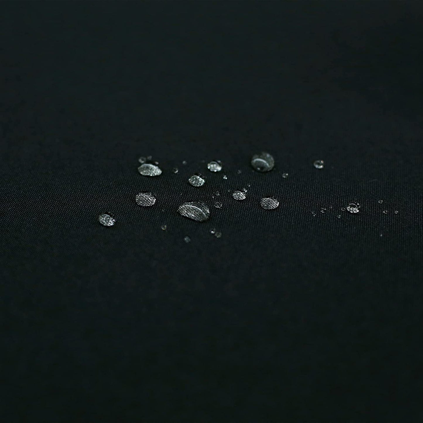 Mantel de Mesa Antimanchas Redonda de Tejido Impermeable (180CM Ø, Negro)