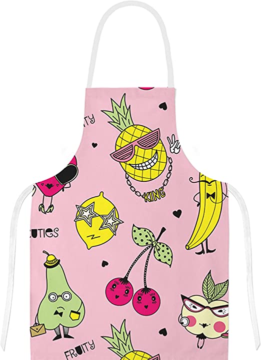 Delantal Niño, Delantal Ajustable para Niñas Niños, Delantales de Cocina para Cocinar Hornear Pintar