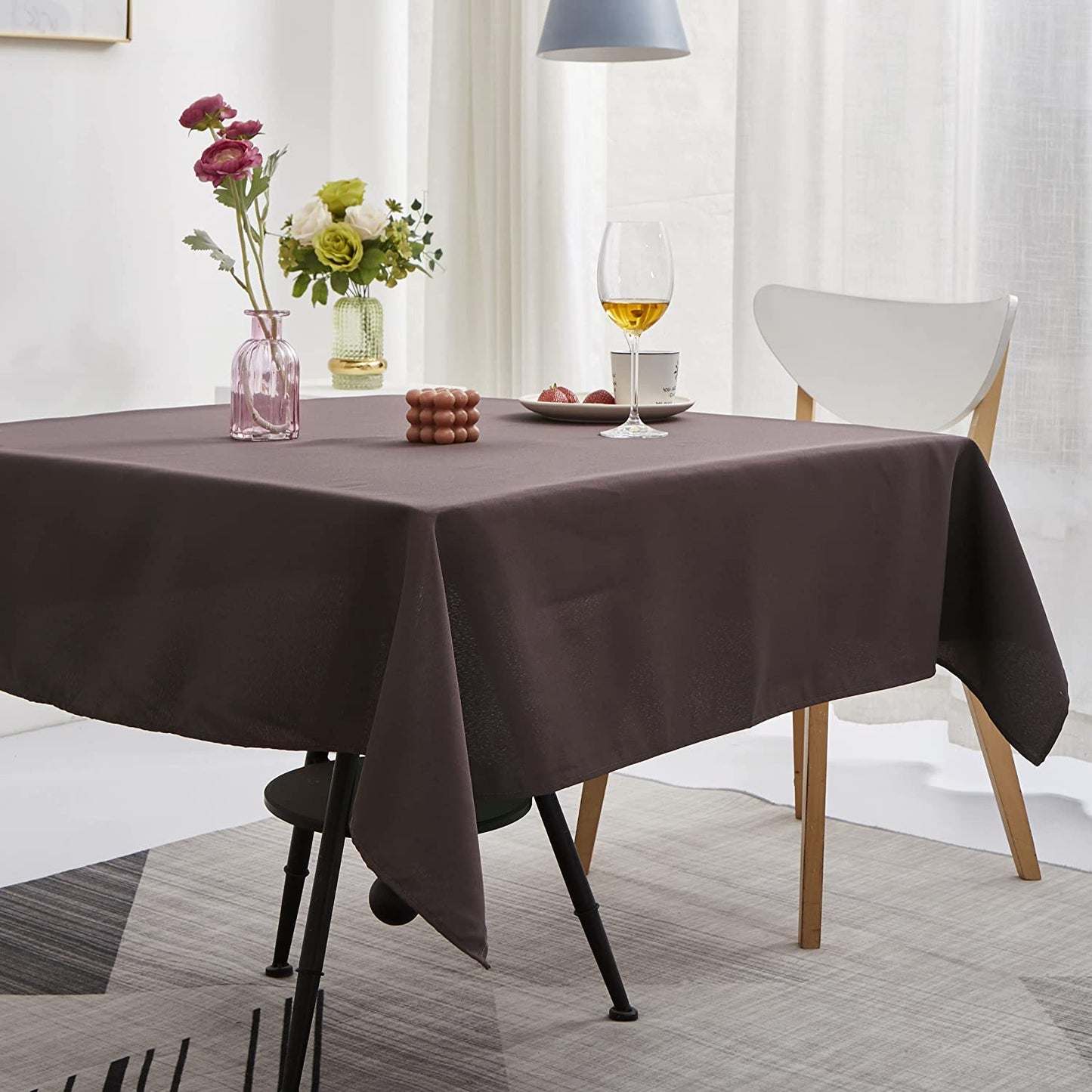 Mantel de Mesa Antimanchas Rectangular de Tejido Impermeable