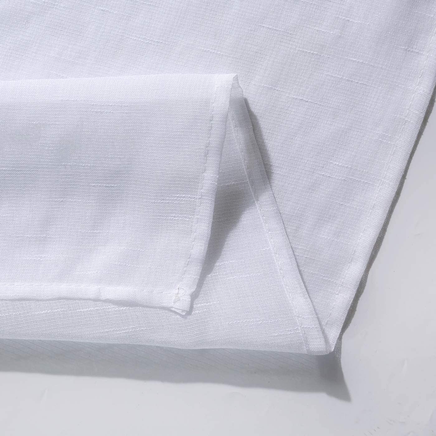 Cortinas Translúcida Fresca Transparente para Sala Cuarto Dormitorio Habitación Comedor Cocina Salón 140x260