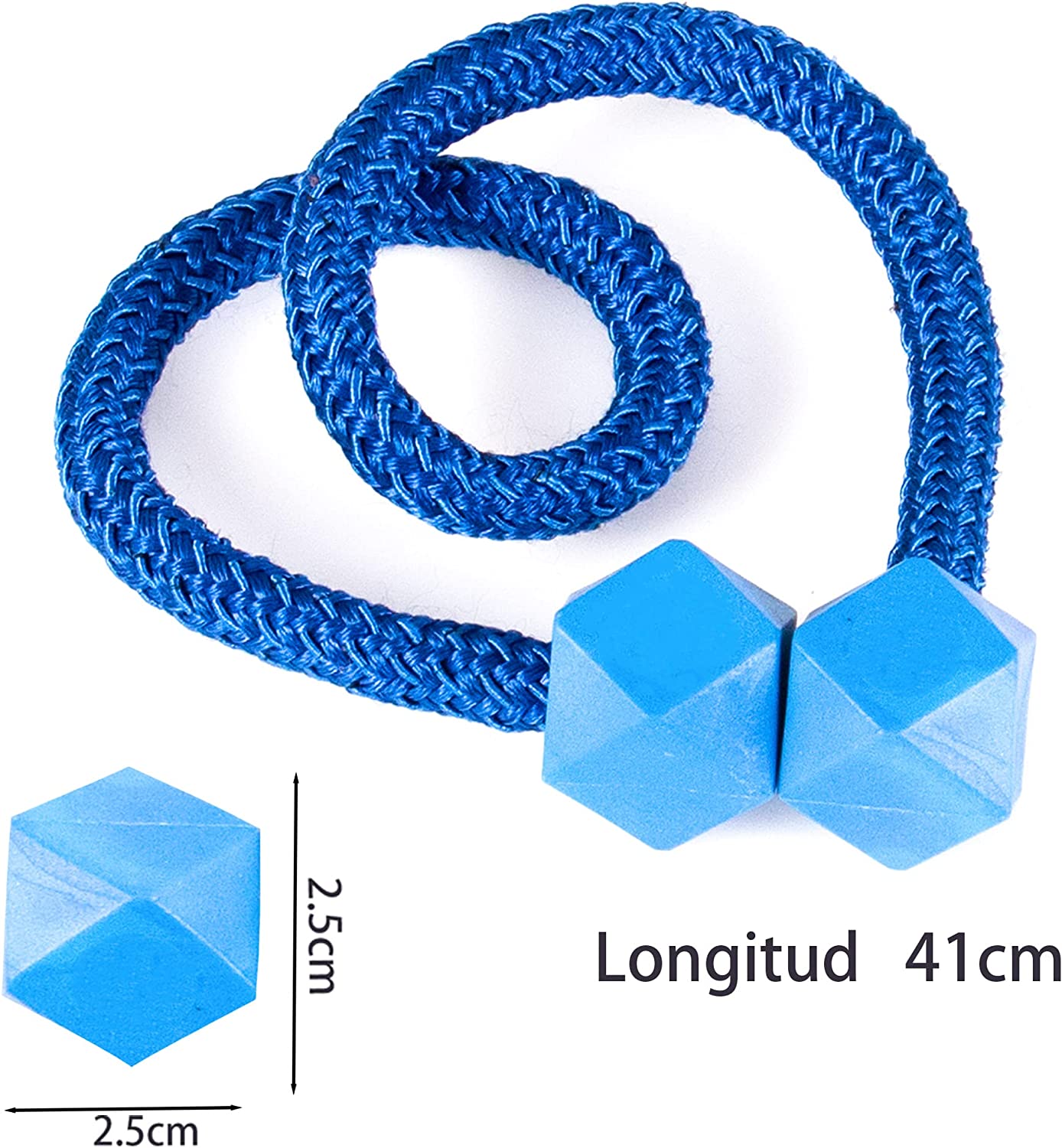 Abrazaderas Cortinas, Correas de Imán para Cortina, Hebillas Cuerda con Detalle de Bola de Gancho para la Decoración de Cortinas