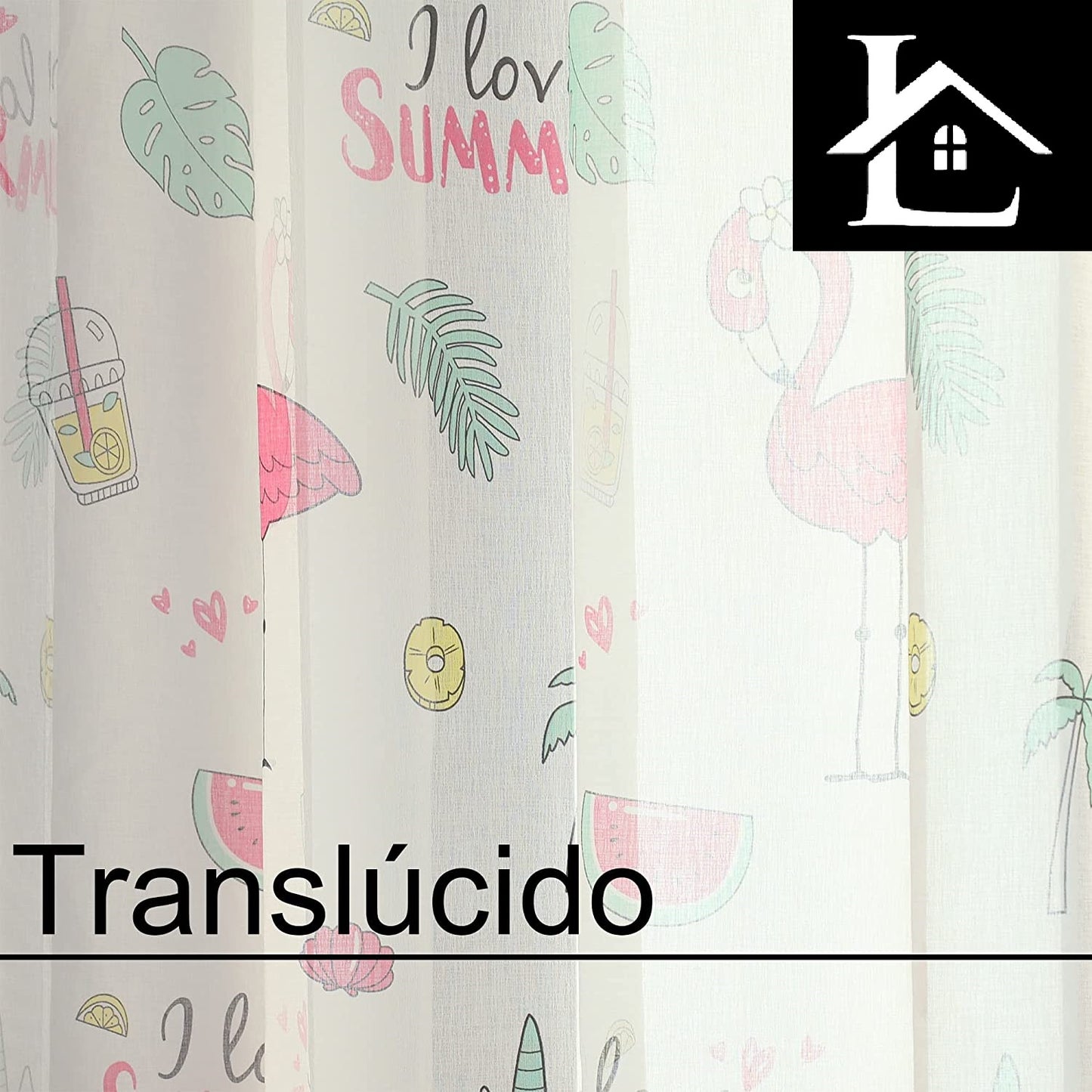 Cortinas Infantiles Niño Translucido Dos Paneles de 140x260cm- Cortinas Juveniles Animales para Habitación Sala de Estar 2 Piezas Patrón de Dinosaurio