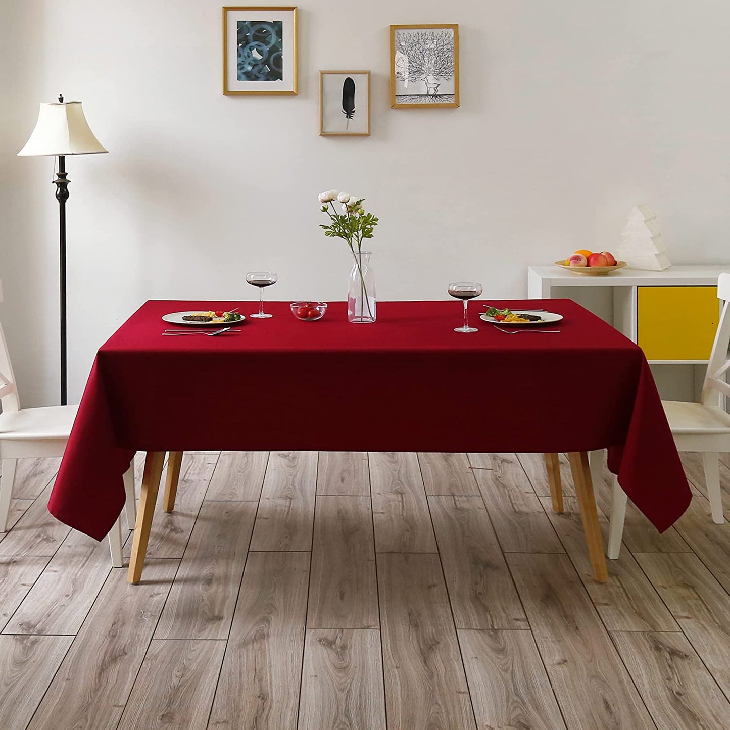 Mantel de Mesa Antimanchas Rectangular de Tejido Impermeable