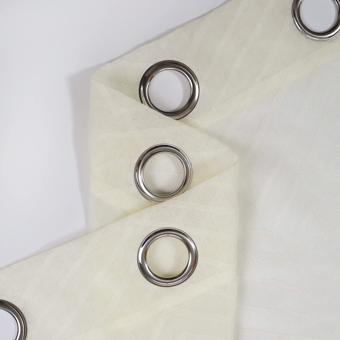 Cortina Salón Dormitorio Translñucido con diseño de Onduladas - Visillos Transparente 140x260cm para Salón Dormitorio Sala