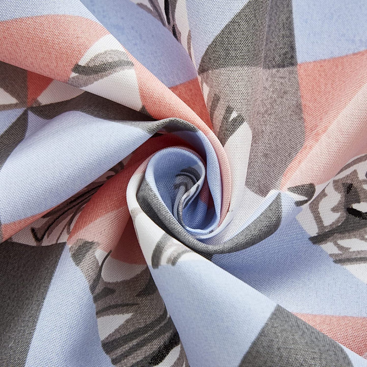 Mantel de Mesa Antimanchas Rectangular de Estampado Vintage Contemporáneo Tejido Impermeable