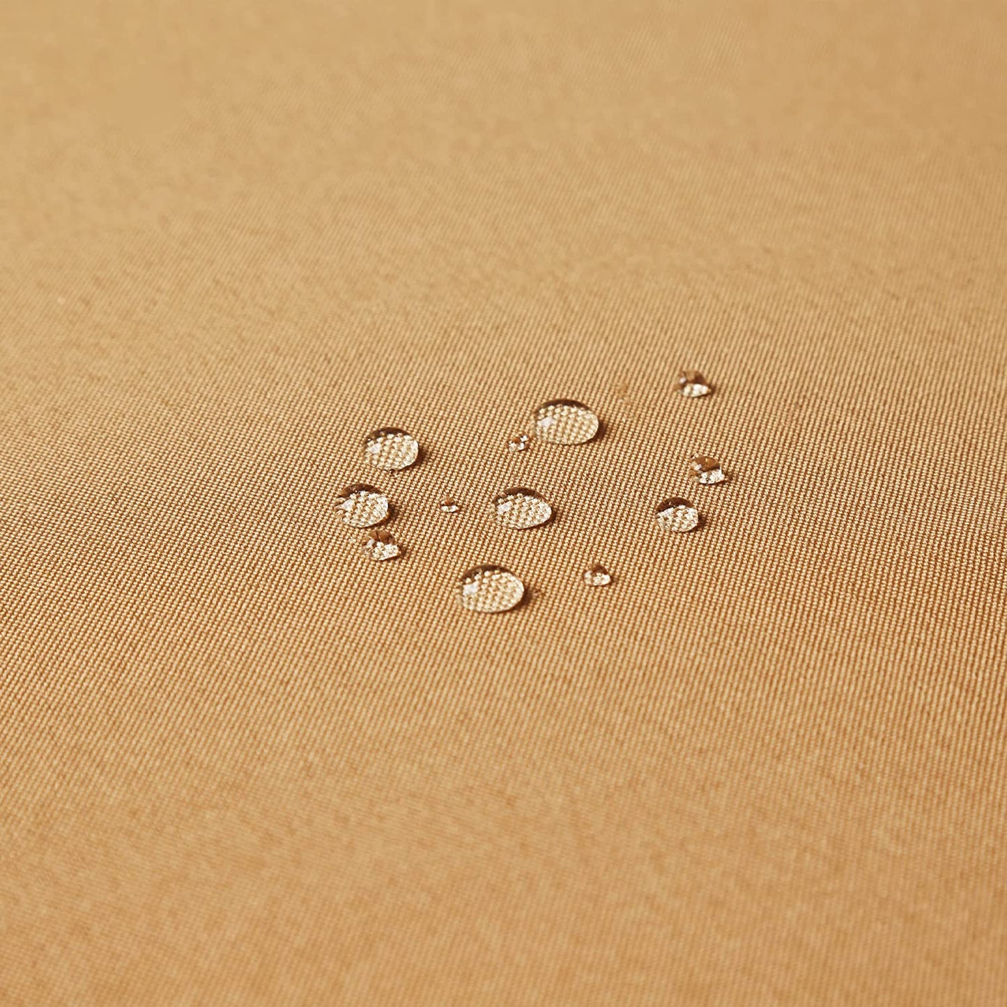 Mantel de Mesa Antimanchas Redonda de Tejido Impermeable (180CM Ø, Negro)